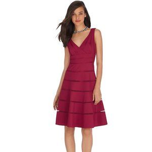 White House Black Market Illusion Stripe Size 6